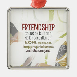 810.friendship-shenanigans silbernes ornament