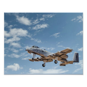 8154-A-10 Militärisches Flugzeug Fotodruck
