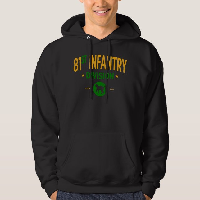 81. Infanterieabteilung - Militär der USA Hoodie (Vorderseite)