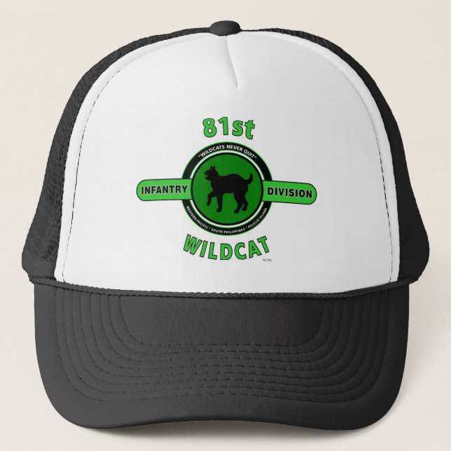 81. INFANTERIEDIVISION-"WILDE" ABTEILUNG TRUCKERKAPPE (Vorderseite)