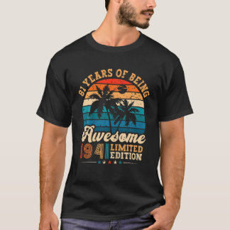 81-jährige Geschenke Phantastisch 1941 Limited Edi T-Shirt