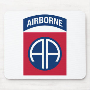 82. Abzeichen der Luftlandedivision Militärveteran Mousepad