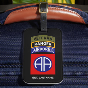82. Airborne Ranger Veteran Tab Patch Gepäckanhänger