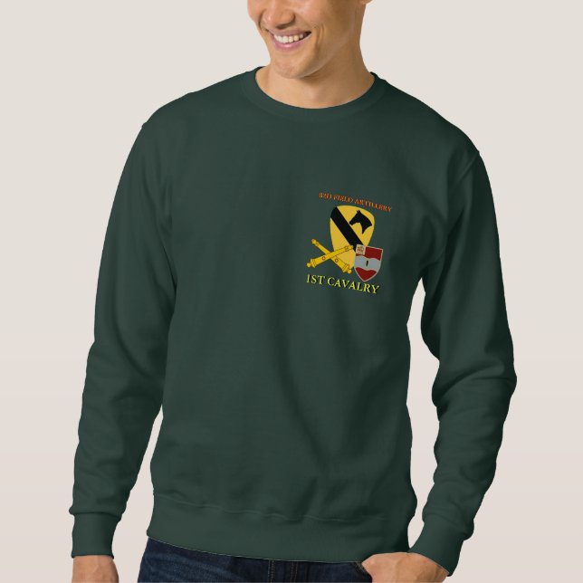 82. FELD-ARTILLERIE-1. KAVALLERIE-SWEATSHIRT SWEATSHIRT (Vorderseite)