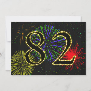 82. Geburtstagsparty Einladung