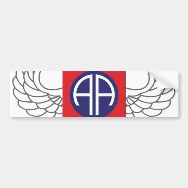 82. Im Flugzeug Abteilung "ganz amerikanisch " Autoaufkleber (Vorne)