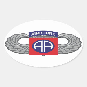 82. Im Flugzeug Abteilung "ganz amerikanisch " Ovaler Aufkleber