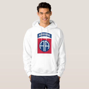 82. Im Flugzeug Abteilung Insignia Militärischer V Hoodie