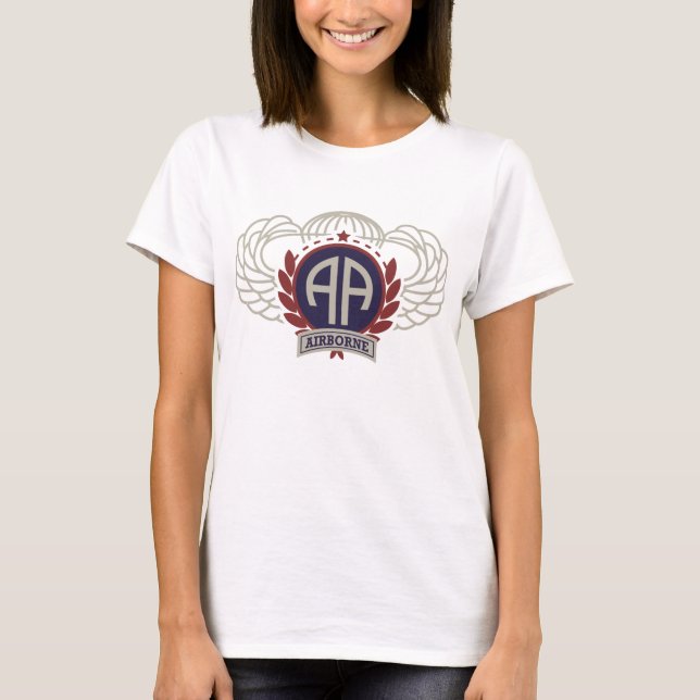 82. Im Flugzeug Abteilungs-Vintager Blick T-Shirt (Vorderseite)