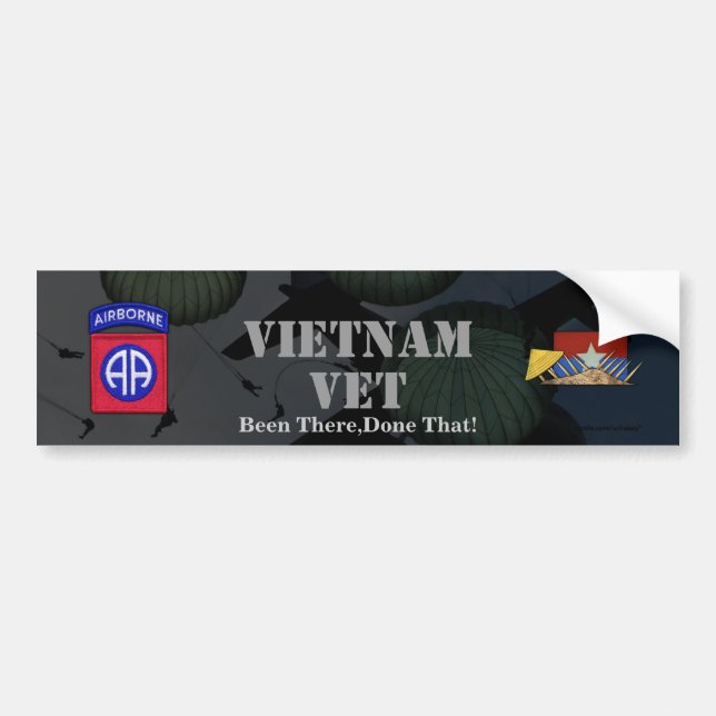 82. im Flugzeug Abteilungsvietnam nam Autoaufkleber (Vorne)