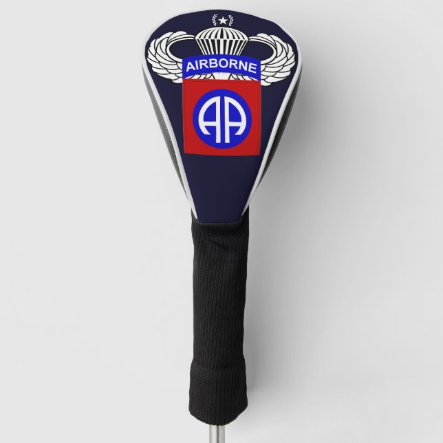 82. Im Flugzeug - All American - Jump Wings Golf Headcover (Vorderseite)
