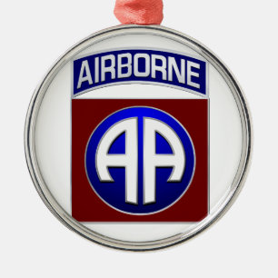 82. Im Flugzeug Division All American Combat Patch Ornament Aus Metall