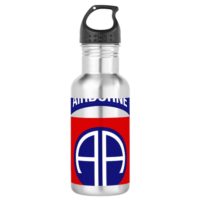 82. Im Flugzeug Division Edelstahlflasche (Vorderseite)