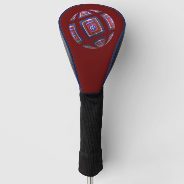 82. Im Flugzeug Division  Golf Headcover (Vorderseite)