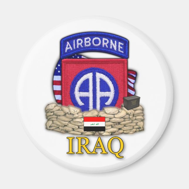 82. im Flugzeug Division iraq Krieg Veteranen Magn Magnet (Vorne)