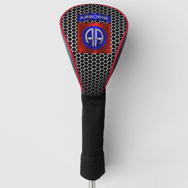 82. Im Flugzeug Division "Metallic Design" Golf Headcover (Vorderseite)