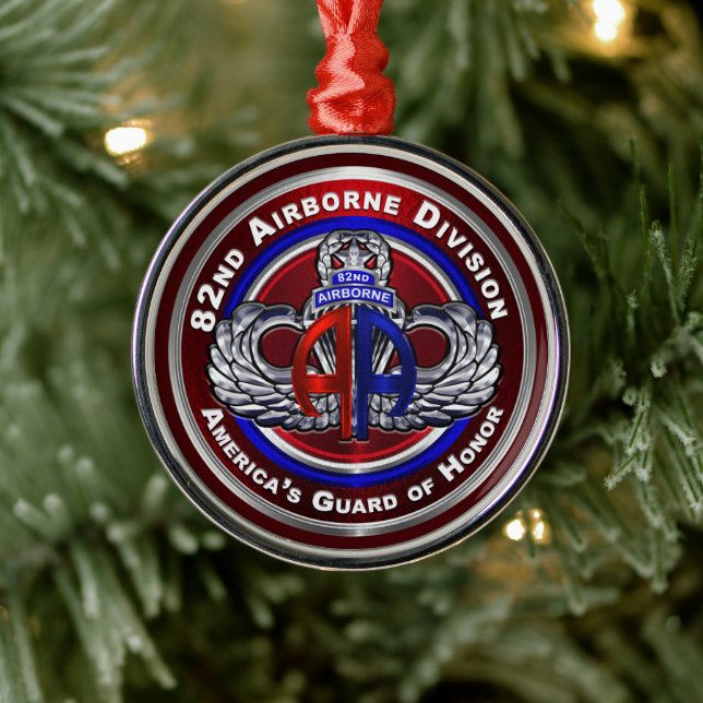 82. Im Flugzeug Division Ornament Aus Metall (Baum)