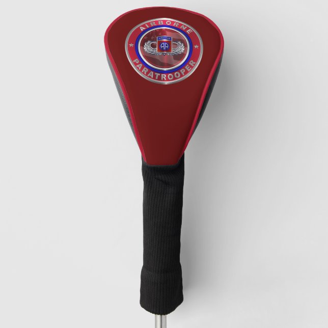 82. Im Flugzeug Division "Paratrooper" Golf Headcover (Vorderseite)