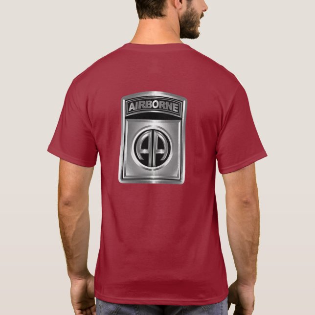 82. Im Flugzeug Division Phantastisch Chrome Desig T-Shirt (Rückseite)