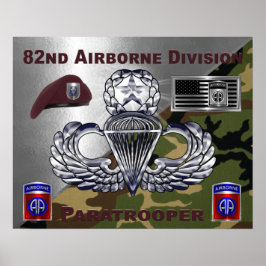 82. Im Flugzeug Division Poster