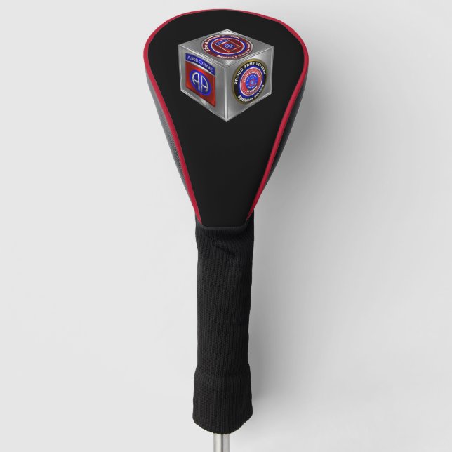 82. Im Flugzeug Division "Roll the Dice" Golf Headcover (Vorderseite)