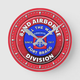 82. Im Flugzeug Division  Runde Wanduhr