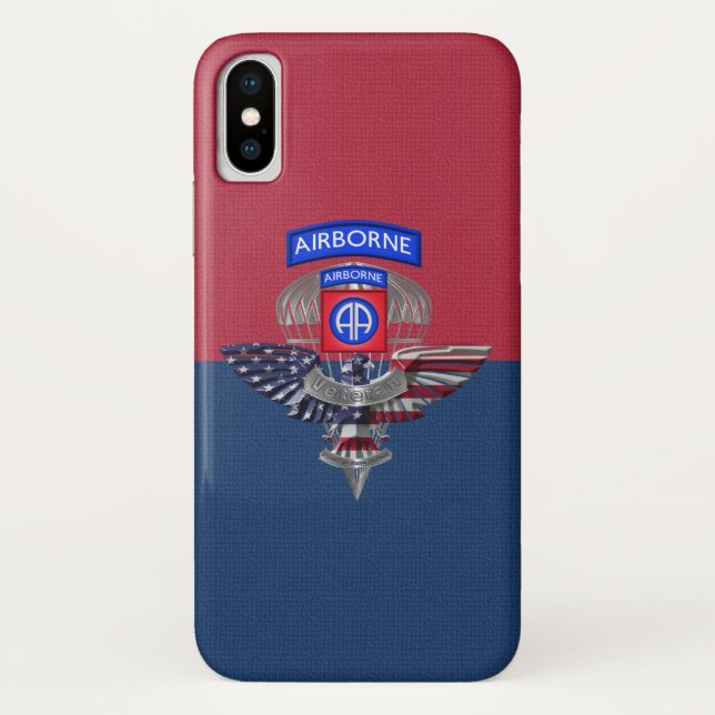 82. Im Flugzeug Division Veteran Case-Mate iPhone Hülle (Rückseite)