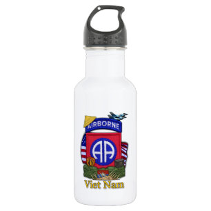 82. im Flugzeug Division vietnam war vets water Bo Trinkflasche