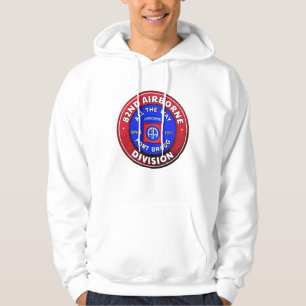 82. Im Flugzeug Division Vintag "All American" Hoodie
