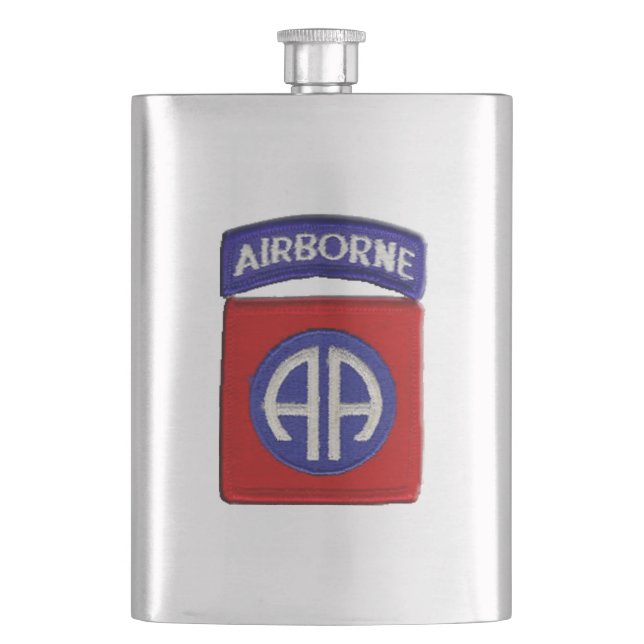 82. Im Flugzeug Flasche Flachmann (Vorderseite)