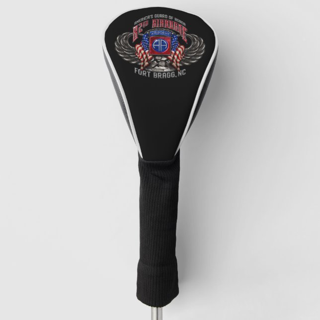 82. Im Flugzeug Fort Bragg Golf Headcover (Vorderseite)