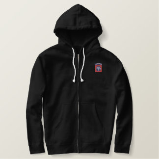 82. Im Flugzeug Jacke Bestickter Hoodie
