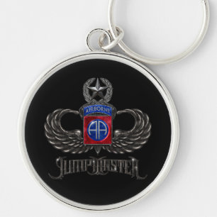 82. Im Flugzeug Jumpmaster Schlüsselanhänger