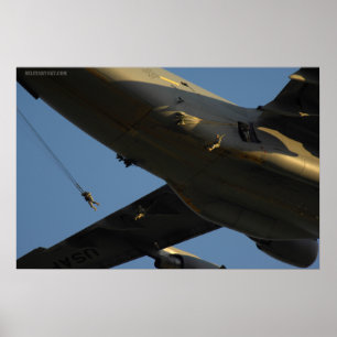 82. Im Flugzeug Plakat