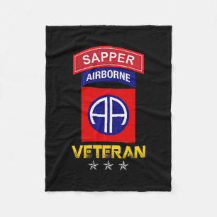 82. Im Flugzeug Shirt - 82. Im Flugzeug Sapper Vet Fleecedecke