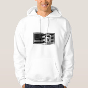 82. Im Flugzeug Stahlflagge Hoodie