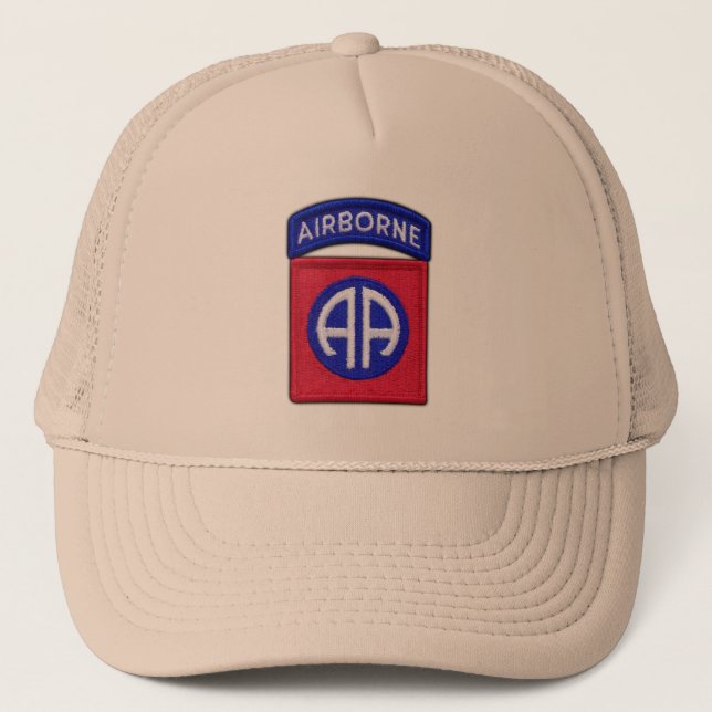 82. im Flugzeug Veteranentierarzt-Flecken Hut Truckerkappe (Vorderseite)
