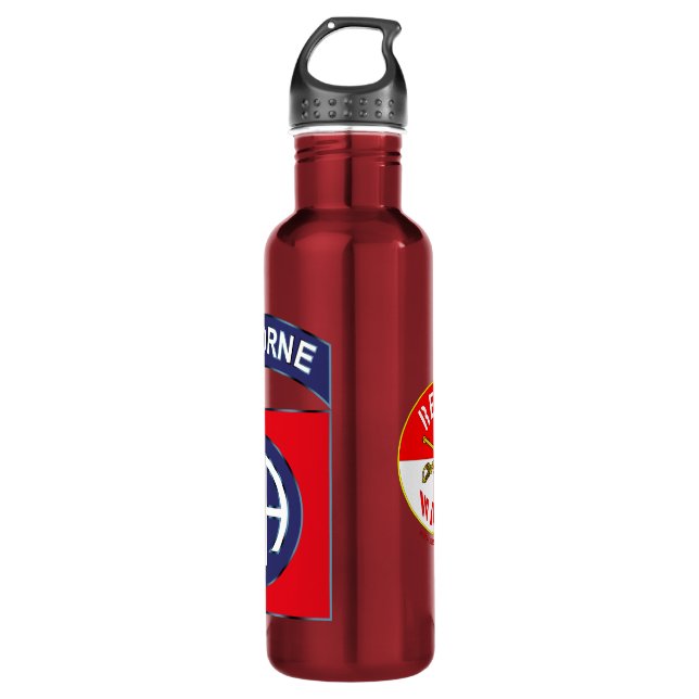 82. Im Flugzeug Wasser-Flasche Edelstahlflasche (Vorderseite)