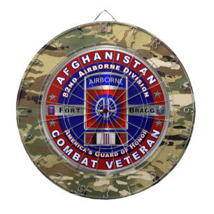 82. Luftlandedivision Afghanistan Veteran Dartscheibe