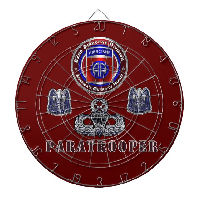 82. Luftlandedivision  Dartscheibe (vorne)