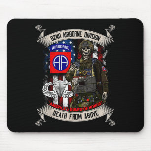 82. Luftlandedivision Fallschirmspringer Fort Brag Mousepad