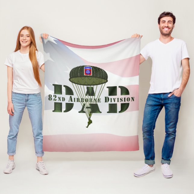 82. Luftlandedivision  Fleecedecke (Beispiel)