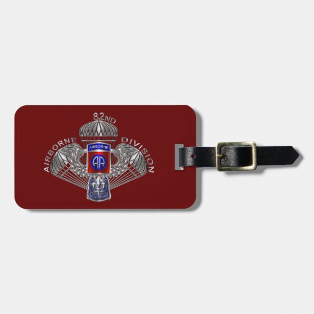 82. Luftlandedivision Gepäckanhänger (Vorderseite horizontal)