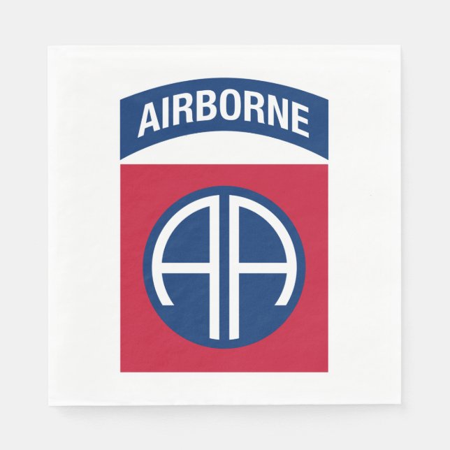 82. Luftlandedivision Insignien Militärveteran Serviette (Vorderseite)