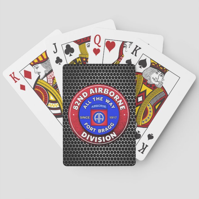 82. Luftlandedivision  Spielkarten (Rückseite)