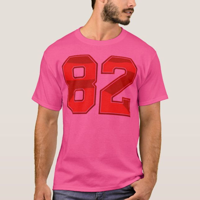 82 Red Sport Number T-Shirt (Vorderseite)