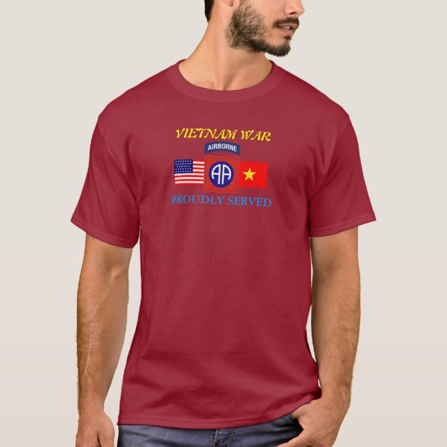 82E AIRBORNE DIV VIETNAM T-SHIRT (Devant)