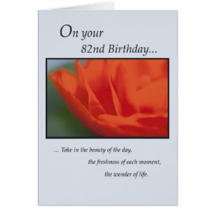 82e anniversaire Flower