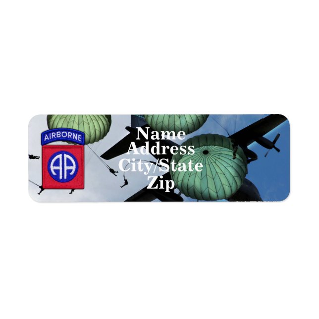 82nd ABN Airborne Division Label (Vorne)