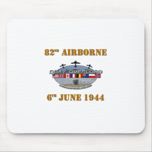 82nd Airborne Division 6t Uhr June 1944 Mousepad